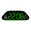 Digital Alarm Clock for Bedroom Desk Clock-Black shell green 1