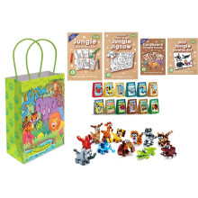 (Single Party Bag) Deluxe Jungle Themed Party Bags with Fillers