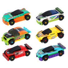 (6 Assorted Sports Car Brick Kits) Sports Car Building Block Brick Kits