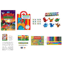 Dinosaur Activity Set including Dinosaur Themed Building Block Kit