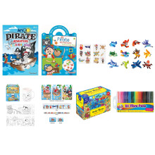 Pirate Activity Set including Pirate Building Block Brick Kit