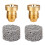 4X Stainless Steel Foam Cannons Replacement Tips For-1.1 2