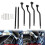 Universal Motorcycle Saddlebag Holder Support Bracket-Black 3