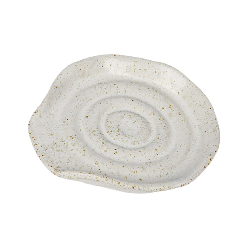 Premium Ceramic Spoon Rest And Sauce Dish Heatproof-White