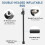Professional Tires Inflation Tool Kit Chuck Extensions for 4