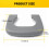 Auto Interior Accessory Cup Holder Stand Replacement Part For 5