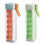 User Friendly 6 Unit Push Button Ice Molds-Tangerine and green 2