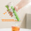 User Friendly 6 Unit Push Button Ice Molds-Tangerine and green 5