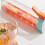 User Friendly 6 Unit Push Button Ice Molds-Tangerine and green 7