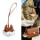 Creatieve Husky PU lederen sleutelhanger Modieus-Grijs 3