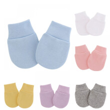 Kratzfreie Handschuhe für Babys und Mädchen, weiche und bequeme Handschutzhandschuhe aus atmungsaktiver Baumwolle, sanfte elastische Bündchen zum