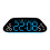 LED Digital Alarm Clock Electric Desk-White shell blue lig 1