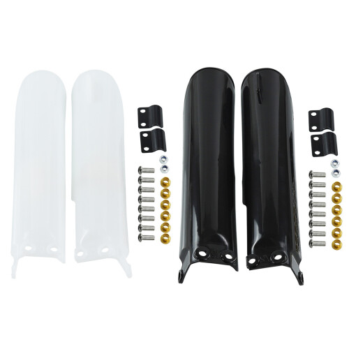 Dirt Bike Shock Protectors Front Fork Suspension-White 24cm 1