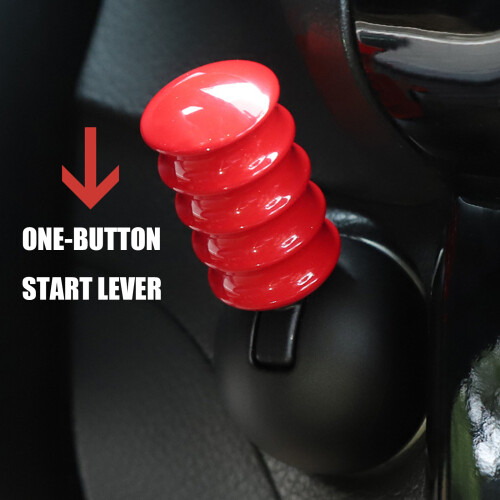 Bouton de levier de changement de vitesse de remplacement-Noir 2