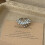 Metal Bead Ring Adjustable Size Ring Elegant Statement-Silver 3