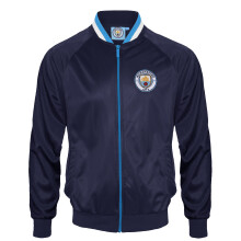 Manchester City FC Official Football Gift Mens Retro Track Top Jacket Medium