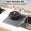 Large Flexible Drying Layer For Plates Bowls And Cutlery-Black 7