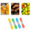 8Pieces Corn On The Cobs Holders Nonslip-Tangerine 6