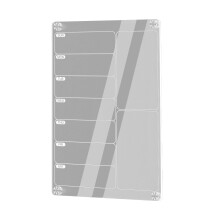 Trockenlöschtafel für den Kühlschrank mit wiederverwendbarem