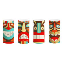 Packung mit 3/4 flackernden LED-Hawaiian-Kerzenlichtern,-3