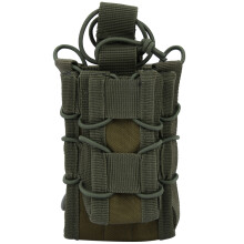 Taktické pouzdro Molle, khaki nylonové pouzdro na pušky a pistole, elastický pásek pro přizpůsobení, otevřený design pro okamžitý