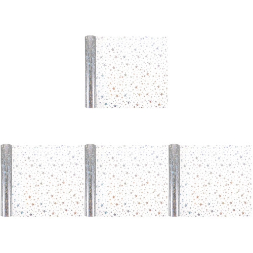 4Rolls Durable PVC Film for Handmade Crafts and Decorative Projects