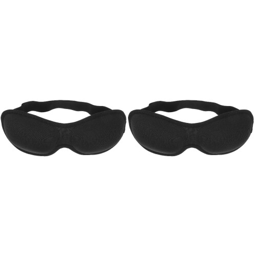 2Pièces Masques Pour Noir En Mousse Mémoire Voyage