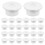 30Pcs Horizontal Blinds Plastic Bottom Rail Buttons White Cord Cover 1