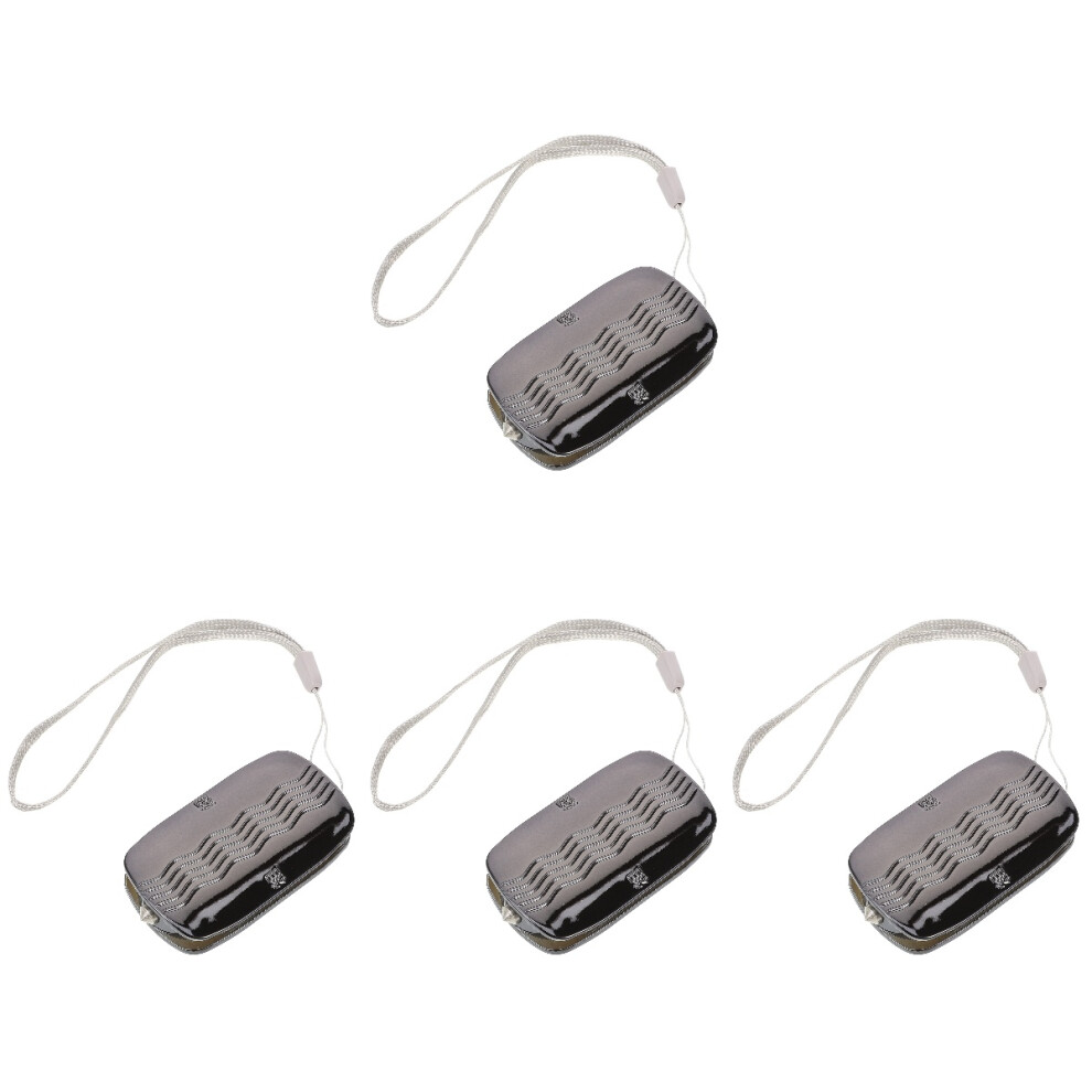 4Pcs Car Wiper Strip Repair Tool Abs Material Universal Use Black 3751961258616
