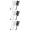 6Pcs Plastic Parking Card Grabber Stick Extender for Car Access Assist 1