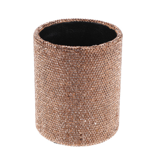 Golden Makeup Brush Holder Glitter Vanity Accessories