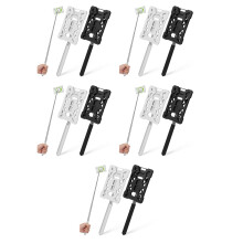 10Pcs Non-Slip Plastic Parking Card Holders with Telescoping Extension