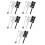 10Pcs Non-Slip Plastic Parking Card Holders with Telescoping Extension 1
