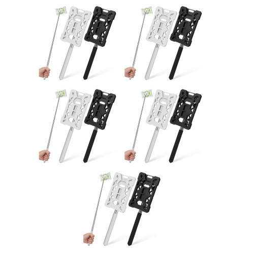 10Pcs Non-Slip Plastic Parking Card Holders with Telescoping Extension