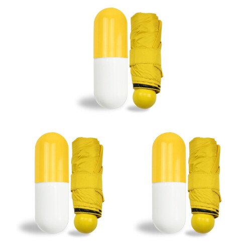 3Pcs Anti-Uv Foldable with Waterproof Capsule Case