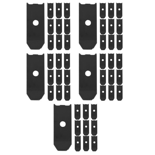 50Pcs Heavy Duty Black Iron Table Extension Hardware for Dining Tables