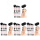 40Pcs Black Mini Makeup Brushes Travel Kit with Storage Bag 1
