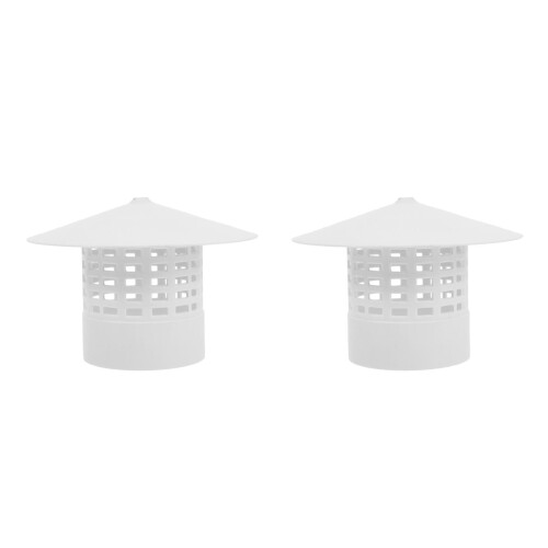 2Pièces Cache PVC Solide Antipluie Usage Extérieur