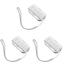 3Stk Auto Scheibenwischer Reparaturset ABS Silber Universal