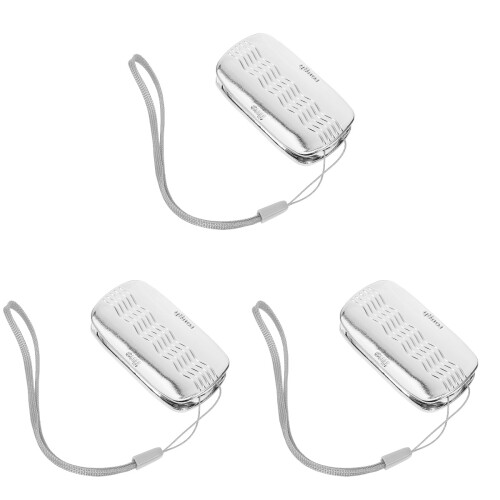 3Stk Auto Scheibenwischer Reparaturset ABS Silber Universal