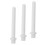 15Pcs White Plastic Bobbin Winder Spindle Sewing Machine Parts Durable 1