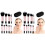 20Pcs Small Makeup Brush Set Travel Essentials Black Makeup Brush Kit 1