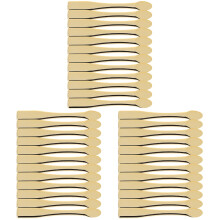 36Pcs Compact Golden Makeup Spatulas ABS Beauty Cream Applicators