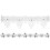 6Pcs Wedding Bride Garters White Elastic Lace Crystal Rhinestone Set 1