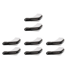 4Pcs Universal Motorcycle Handlebar Handguards with White Lights