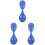 3Pcs Blue Rubber Portable Mini Spoons Soft Small Spoon for Home Use 1
