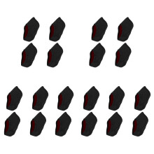 10Pairs Comfortable Black Heel Support Sleeves Heel Covers