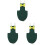 3Pcs Adjustable Bird Diapers for Parrots Lightweight Green Flight Suit 1