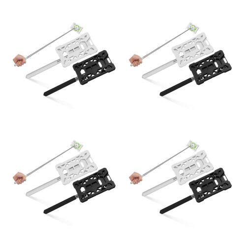 8Pcs Non-Slip Plastic Parking Card Stick Extension Rod Multicolor