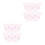 200Pcs Lightweight Pink Mini Eyelash Comb Eyebrow Lash Separator Tool 1